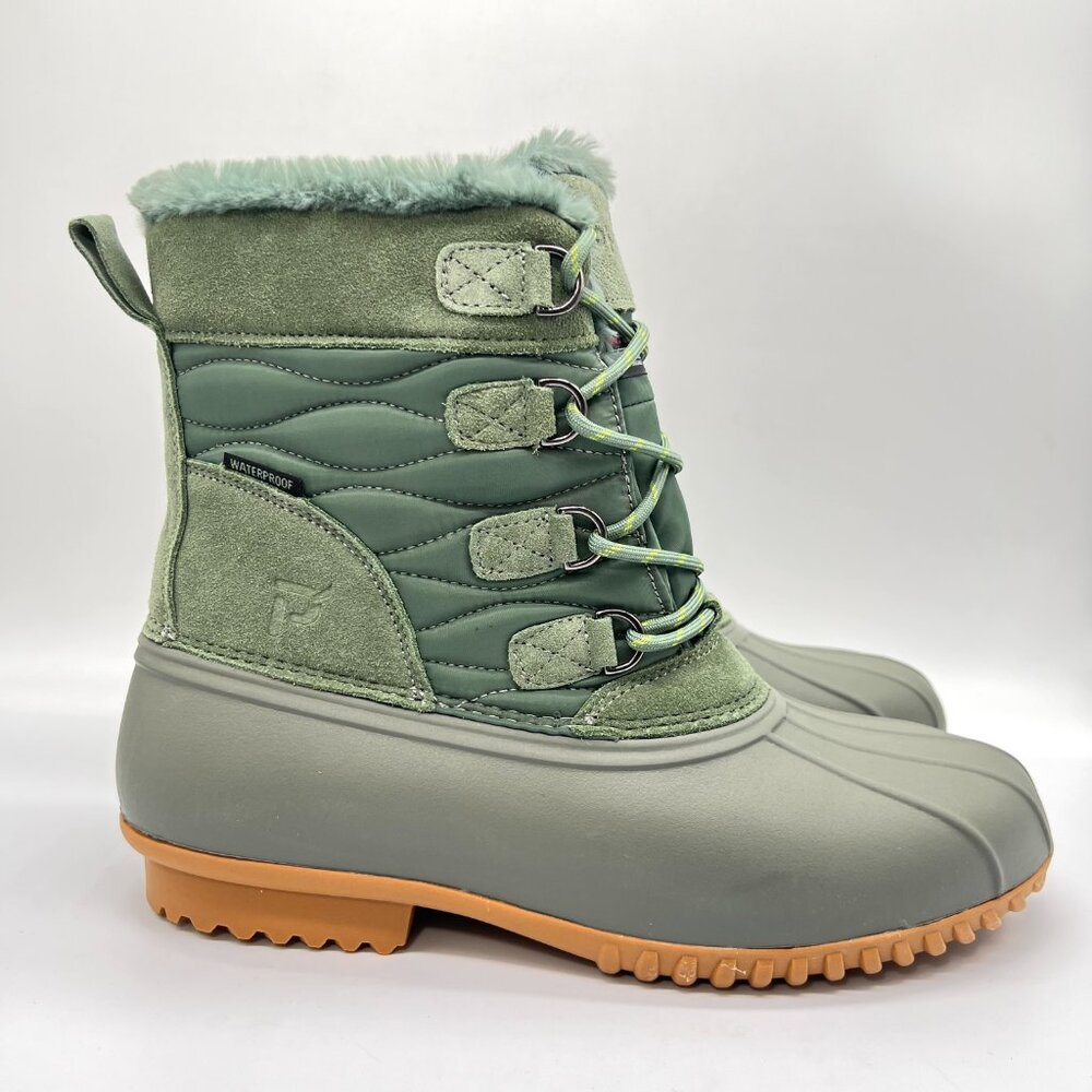 10XX 10 4E EXTRA EXTRA WIDE WIDTH Propet Ingrid Green‎ Winter Snow Boots Shoes